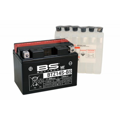 Battery BS BTZ14S-BS (open w/acid pack)