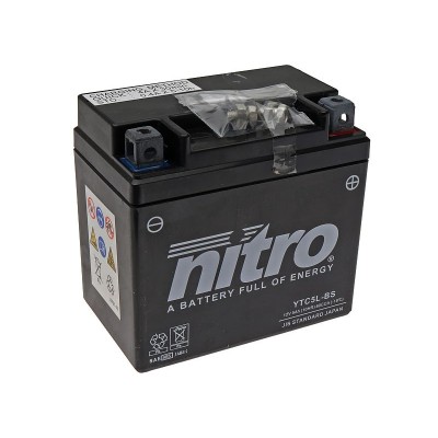 Battery Nitro HVT 08 SLA AGM closed (Harley OE 65948-00)