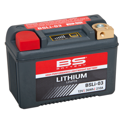 Battery BSLI-03 Lithium Ion (YT7B-4, YT9B-4, YTX9)