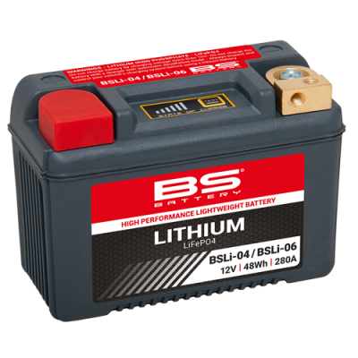 Battery BSLI-04/06 Lithium Ion (YTX12, YTX14, YTZ10S, YTZ14S)