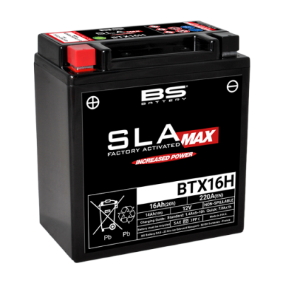 Battery BS BTX16H SLA Max