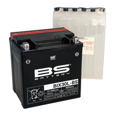 Battery BS BIX30L-BS (open w/acid pack)