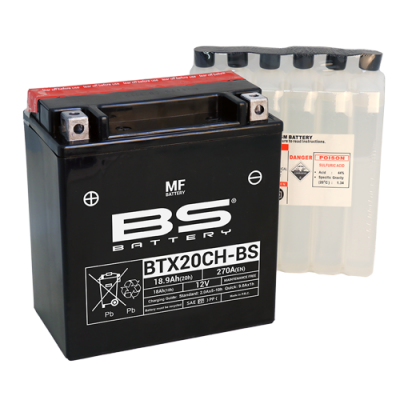 Battery BS BTX20CH-BS (open w/acid pack)