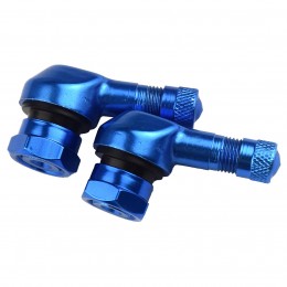 Tyre valve alimunium 90-degree (blue) 11.3mm